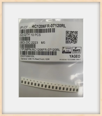 일반적 후막 칩 저항기 120Ω ±1% 7 인치 Dia 릴을 코팅하는 1206년
