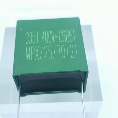 고품질 새 실행 커패시터 CBB61 335J/400V P20mm