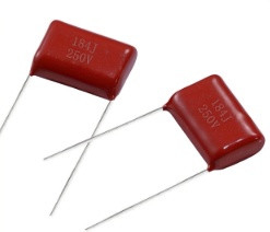 경화된 폴리에스터 필름 콘덴서 184J/250V P20mm